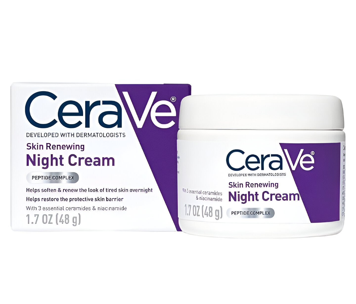 CeraVe Skin Renewing Night Cream jar