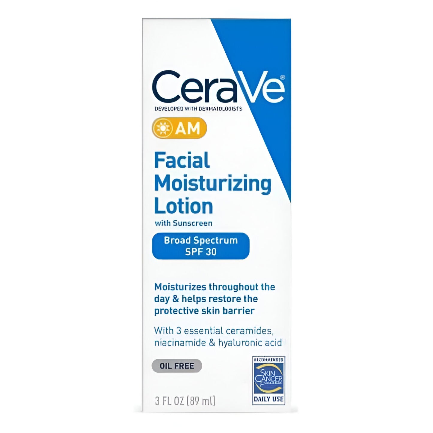 CeraVe facial moisturizing lotion am